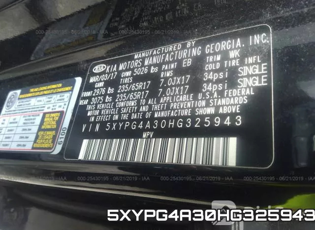 5XYPG4A30HG325943 фото 10