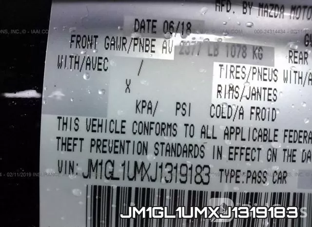 JM1GL1UMXJ1319183 фото 10