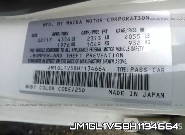 JM1GL1V58H1134664 фото 10