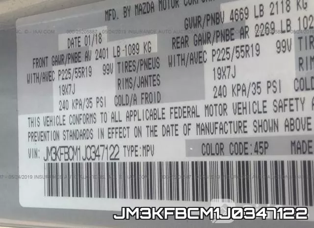 JM3KFBCM1J0347122 фото 10