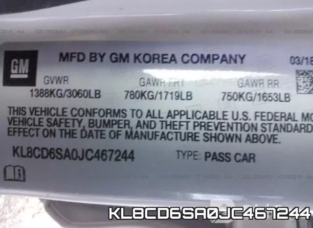 KL8CD6SA0JC467244 фото 10
