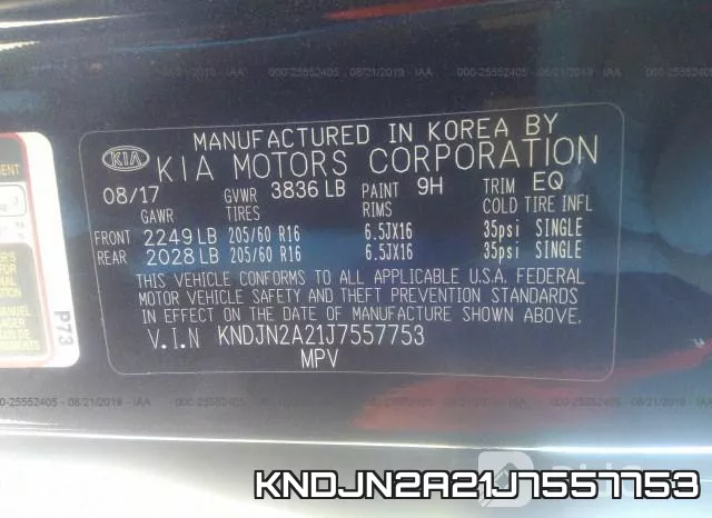 KNDJN2A21J7557753 фото 10