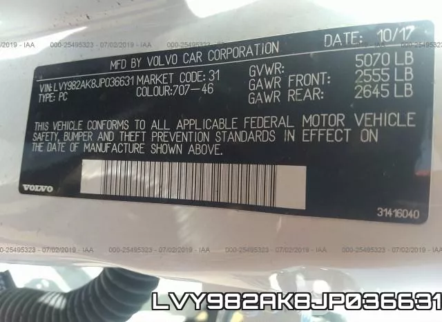 LVY982AK8JP036631 фото 10