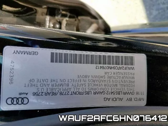 WAUF2AFC6HN076412 фото 2