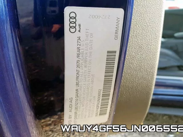 WAUY4GF56JN006552 фото 2