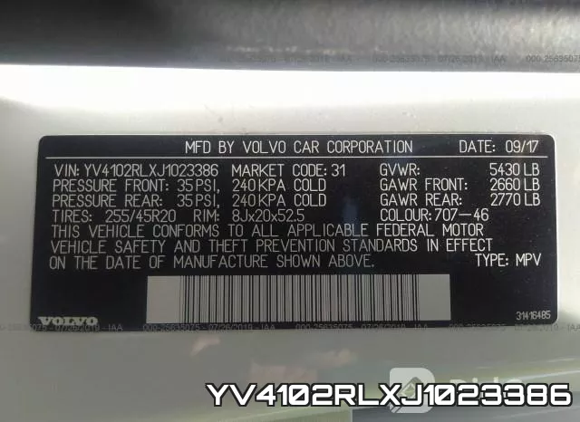 YV4102RLXJ1023386 фото 10