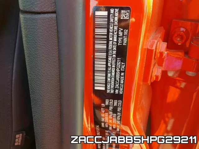 ZACCJABB5HPG29211 фото 2