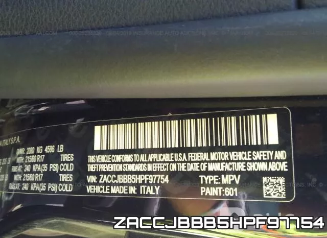 ZACCJBBB5HPF97754 фото 10