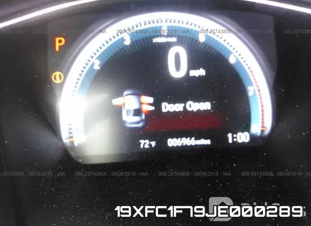 19XFC1F79JE000289 фото 8