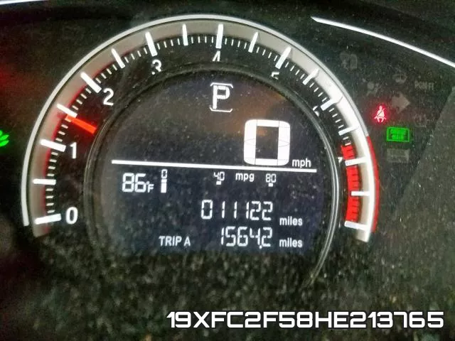 19XFC2F58HE213765 фото 9