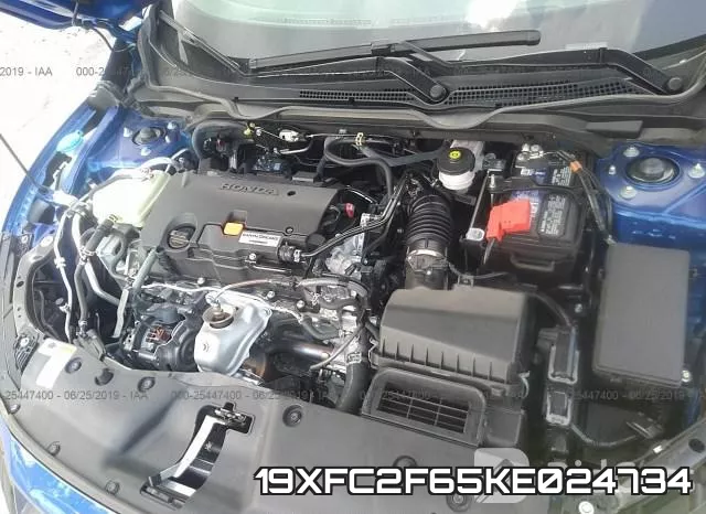 19XFC2F65KE024734 фото 2
