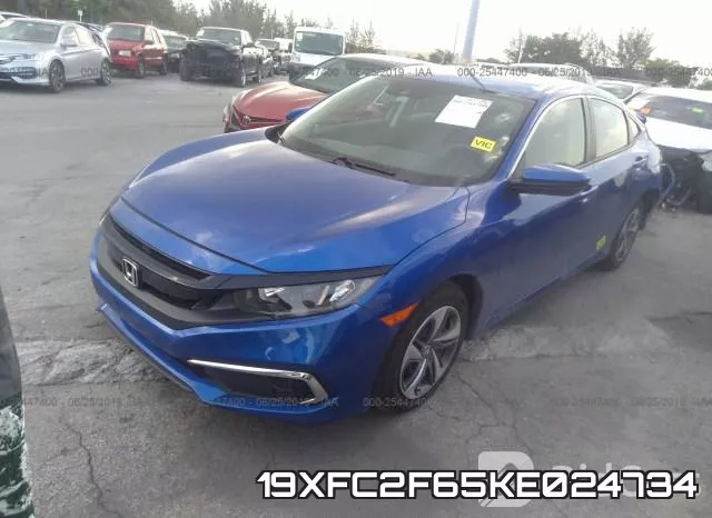 19XFC2F65KE024734 фото 3