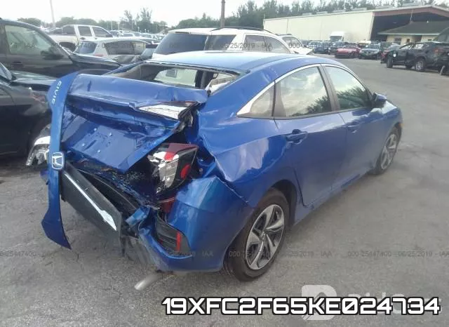 19XFC2F65KE024734 фото 5