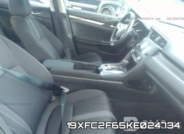 19XFC2F65KE024734 фото 6
