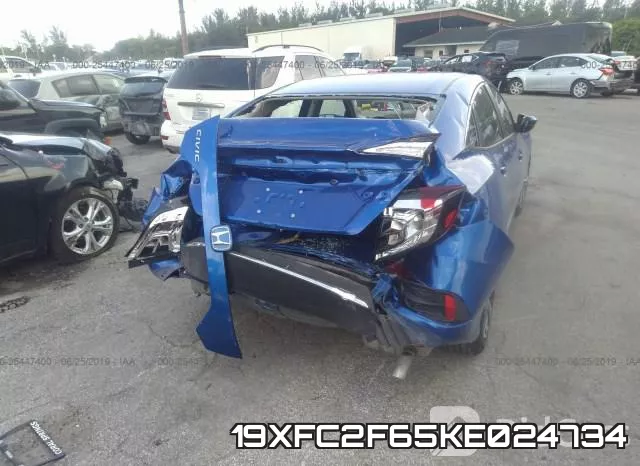 19XFC2F65KE024734 фото 7