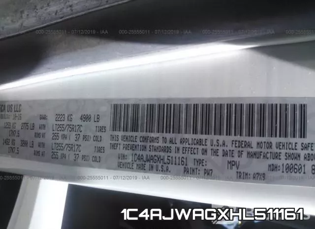 1C4AJWAGXHL511161 фото 10