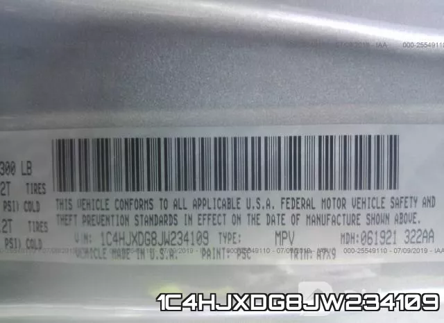 1C4HJXDG8JW234109 фото 10