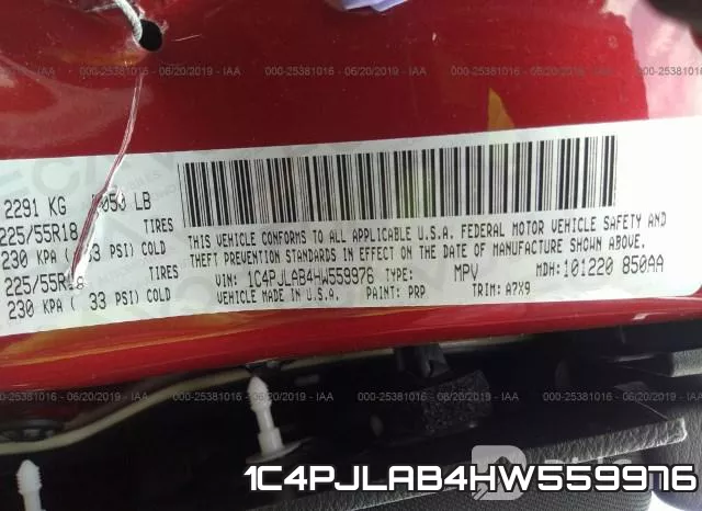 1C4PJLAB4HW559976 фото 10
