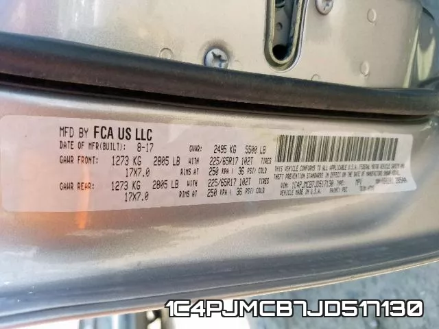 1C4PJMCB7JD517130 фото 2