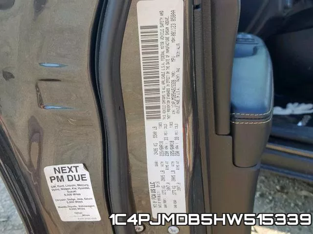 1C4PJMDB5HW515339 фото 2