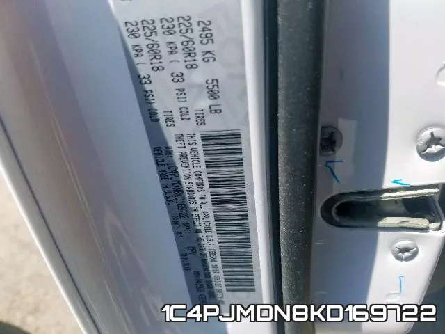 1C4PJMDN8KD169722 фото 2