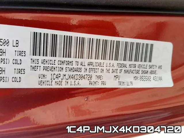 1C4PJMJX4KD304720 фото 2
