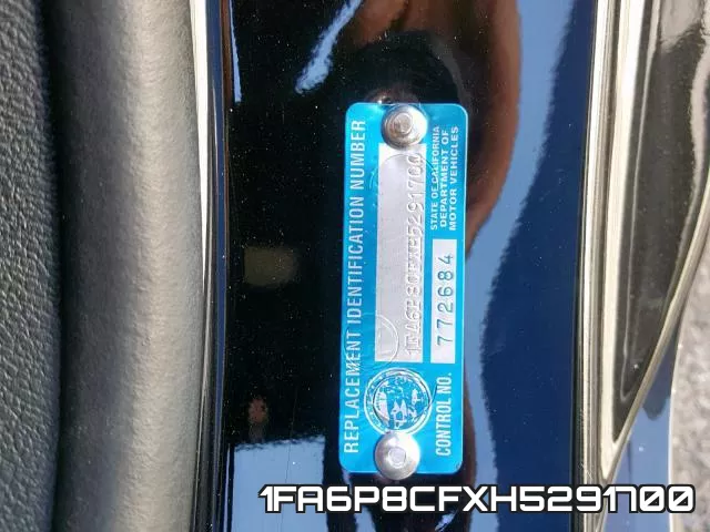 1FA6P8CFXH5291700 фото 2