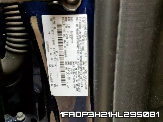 1FADP3H21HL295081 фото 2