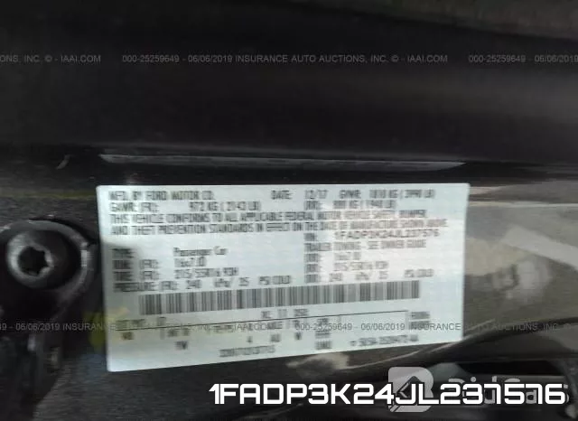 1FADP3K24JL237576 фото 10