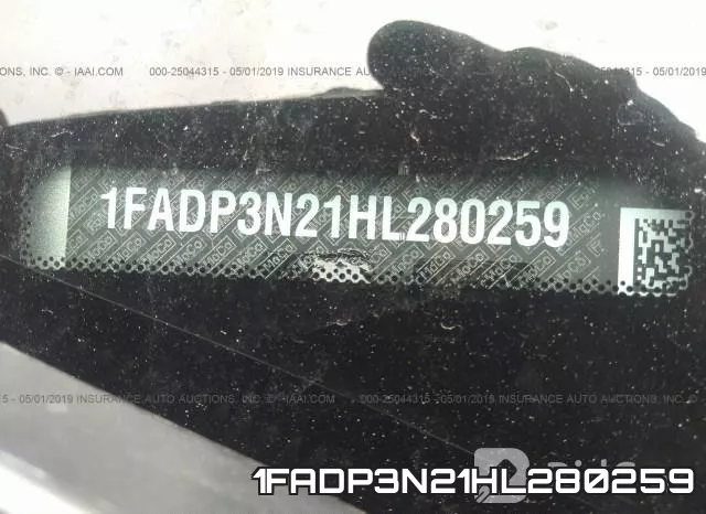 1FADP3N21HL280259 фото 10