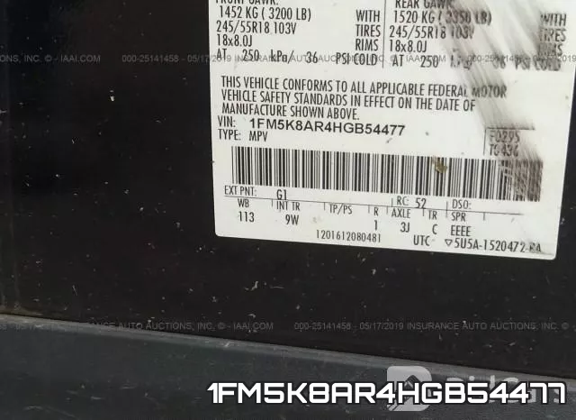 1FM5K8AR4HGB54477 фото 10
