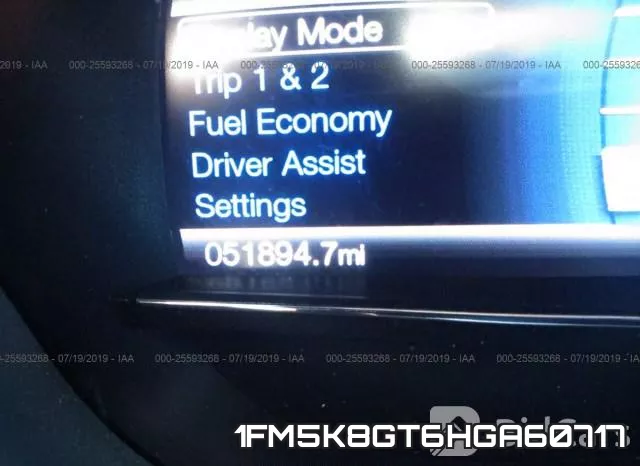 1FM5K8GT6HGA60717 фото 8