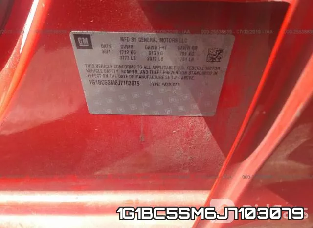 1G1BC5SM6J7103079 фото 10
