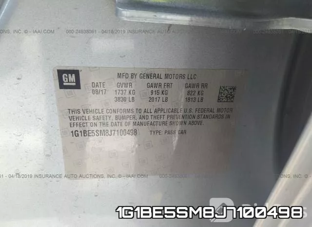1G1BE5SM8J7100498 фото 10