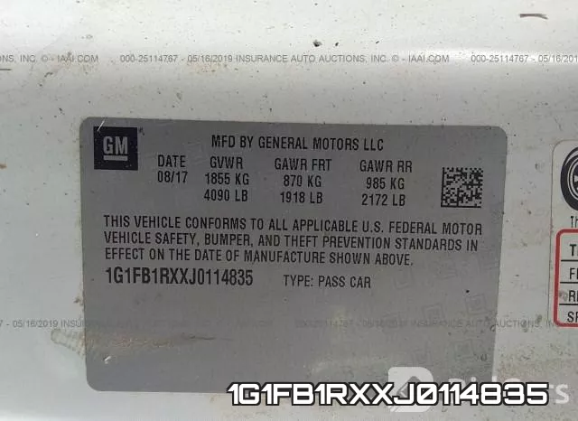 1G1FB1RXXJ0114835 фото 10