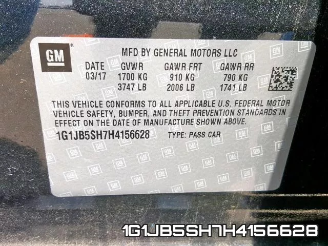 1G1JB5SH7H4156628 фото 2
