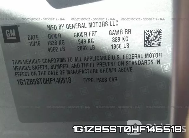 1G1ZB5ST0HF146518 фото 10