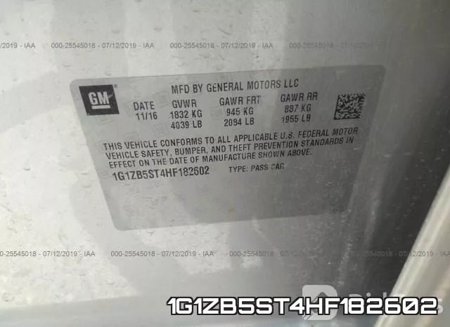 1G1ZB5ST4HF182602 фото 10
