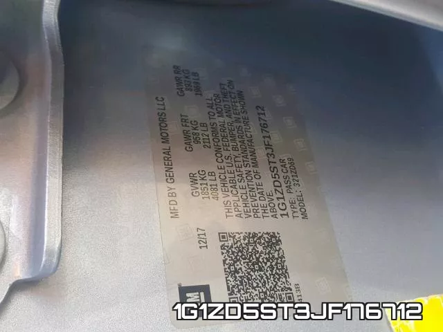 1G1ZD5ST3JF176712 фото 2