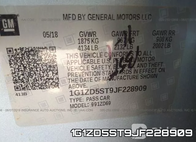 1G1ZD5ST9JF228909 фото 10