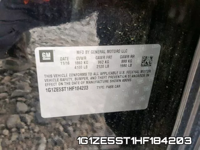 1G1ZE5ST1HF184203 фото 2