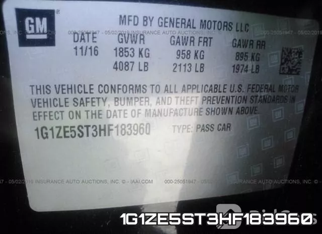 1G1ZE5ST3HF183960 фото 10