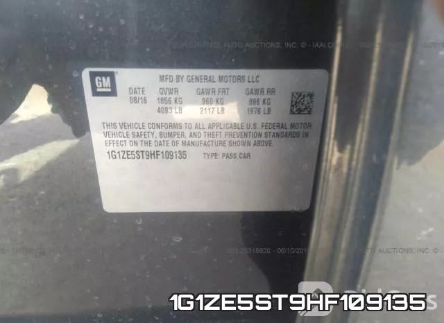 1G1ZE5ST9HF109135 фото 10