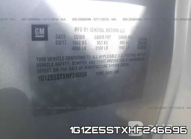 1G1ZE5STXHF246696 фото 10