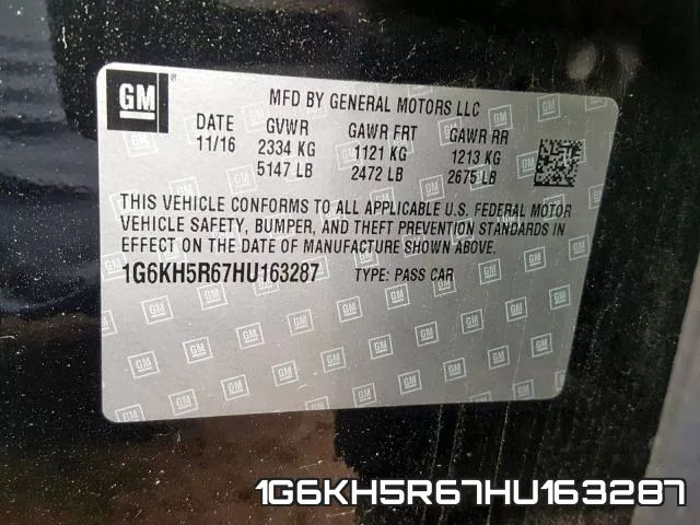 1G6KH5R67HU163287 фото 2