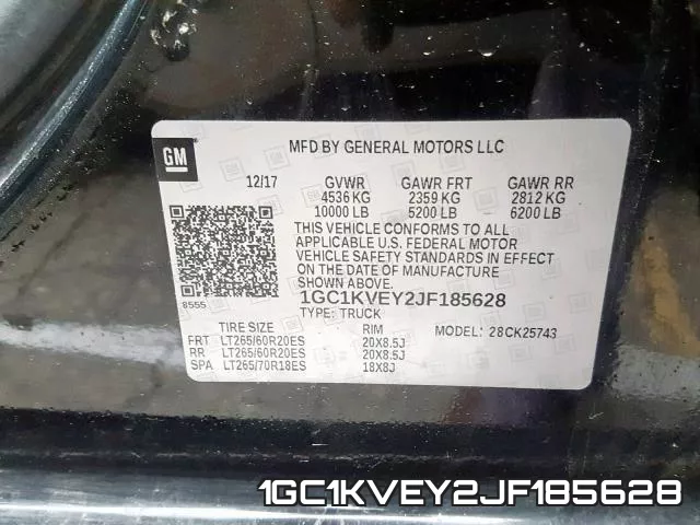 1GC1KVEY2JF185628 фото 2
