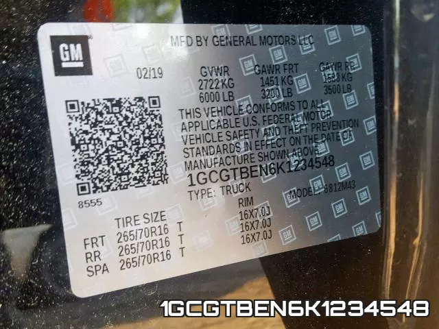 1GCGTBEN6K1234548 фото 2