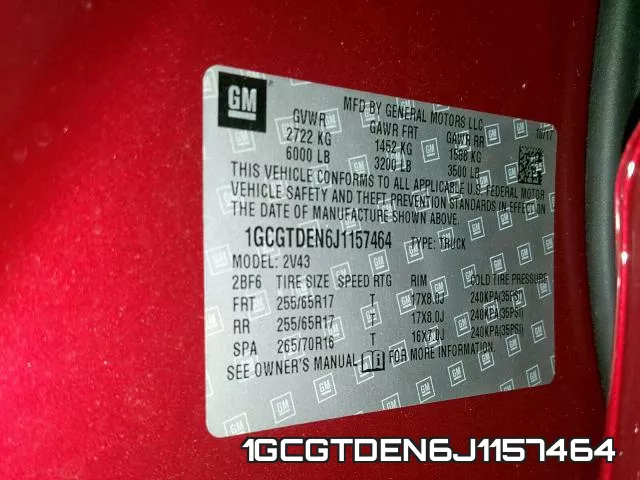 1GCGTDEN6J1157464 фото 2