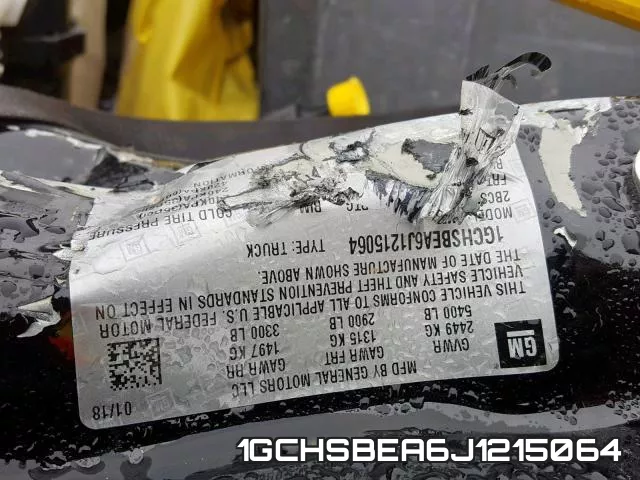 1GCHSBEA6J1215064 фото 2