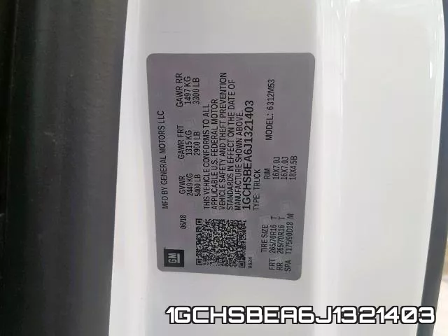 1GCHSBEA6J1321403 фото 2